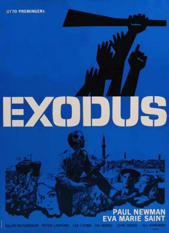 Trilha sonora do filme Exodus composta por Ernest Gold.