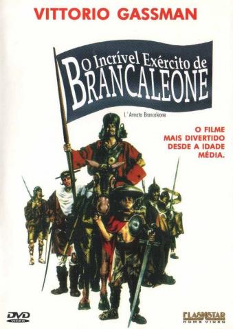 No papel de Brancaleone o talentoso Vittorio Gassmann, ele comanda um exército de aloprados que em plena Idade Média saem da França em busca de terrar prometidas e que jamais poderão ser encontradas. Pelo caminho, as mais ardilosas armadilhas e as mais inusitadas trapalhadas. A música que embala a trajetória desse exercito de maltrapilhos composta por Carlo Rustichelli, se traduz num prefixo de guerra, mas contra quem? 