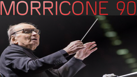 No arquivo de áudio da composição “Ostinato Ricercare Per Un’Immagine"do concerto no Palácio do Kremlin em Moscou Morricone regendo a Orquestra Sinfônica de Moscou em 2015.